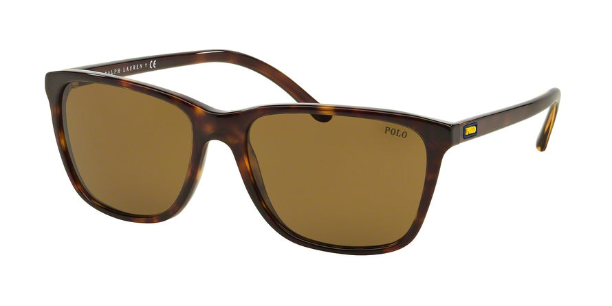 Polo PH4108 Square Sunglasses  500373-SHINY DARK HAVANA 57-17-145 - Color Map havana