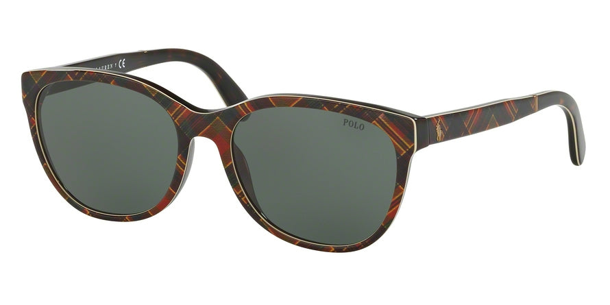 Polo PH4117 Butterfly Sunglasses  562671-SHINY NEW RED HAVANA 56-17-145 - Color Map havana