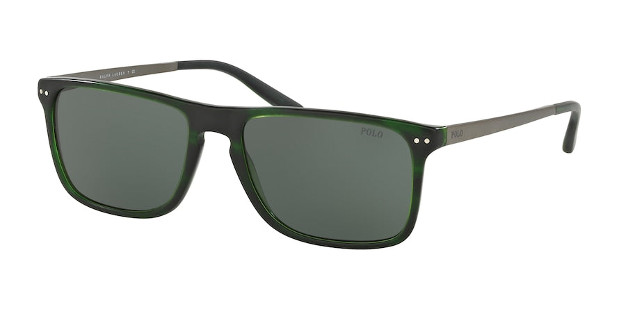 Polo PH4119 Rectangle Sunglasses  512571-VINTAGE GREEN 56-17-145 - Color Map green