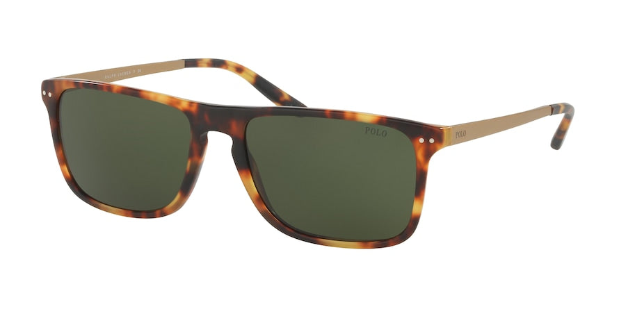 Polo PH4119 Rectangle Sunglasses  535171-VINTA NEW JERRY TORTOISE 56-17-145 - Color Map tortoise