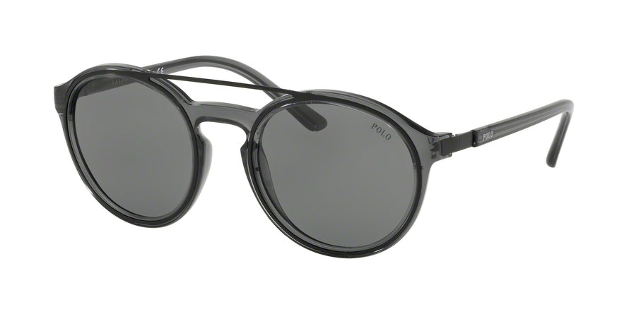 Polo PH4139 Phantos Sunglasses  569687-SHINY TRASPARENT GREY 51-21-140 - Color Map grey