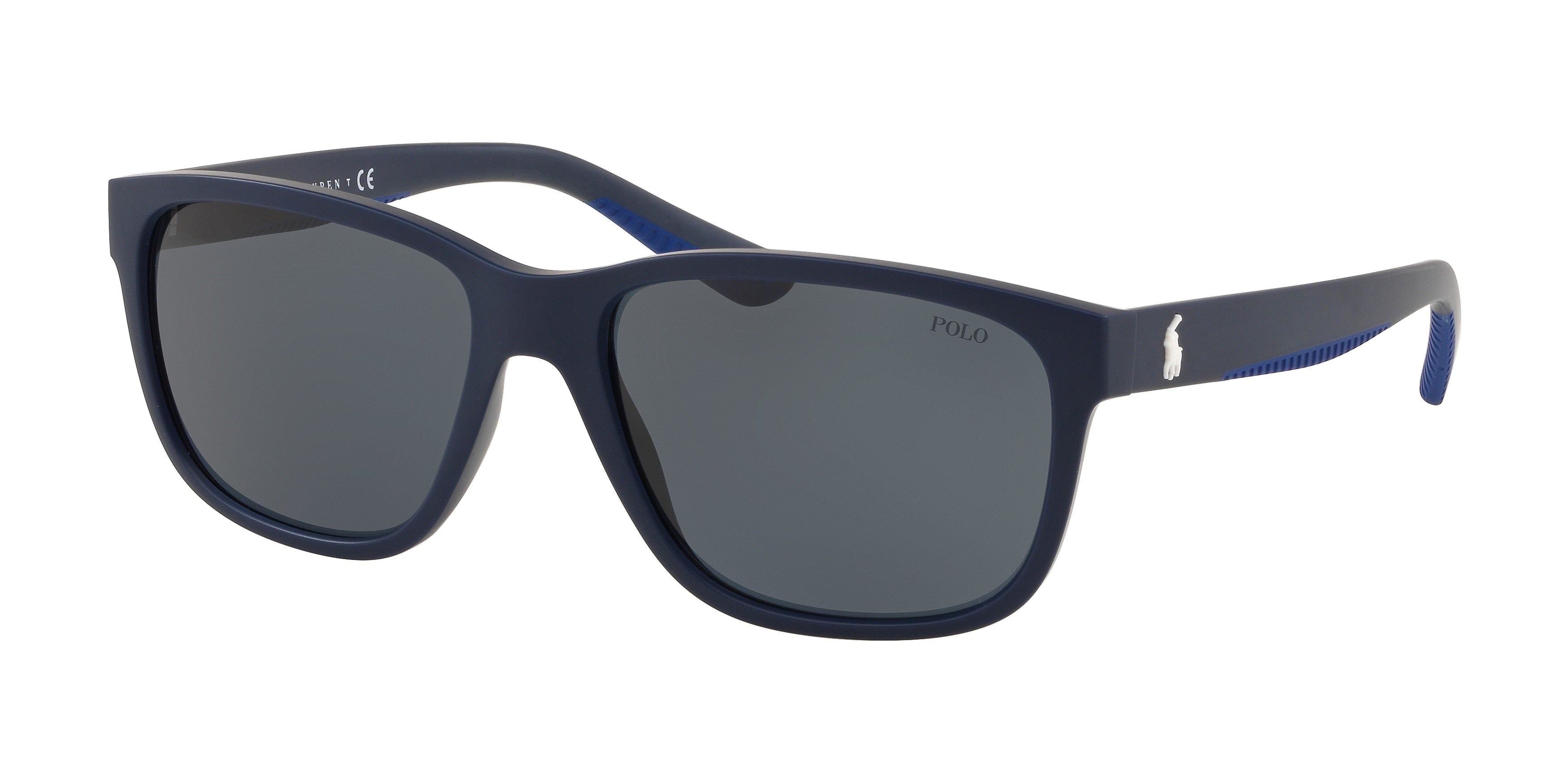 Polo PH4142 Pillow Sunglasses  573387-Navy Blue 57-145-17 - Color Map Blue