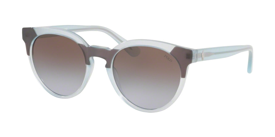 Polo PH4147 Phantos Sunglasses  576068-TOP TAUPE ON OPALINE CINDER 52-20-145 - Color Map grey