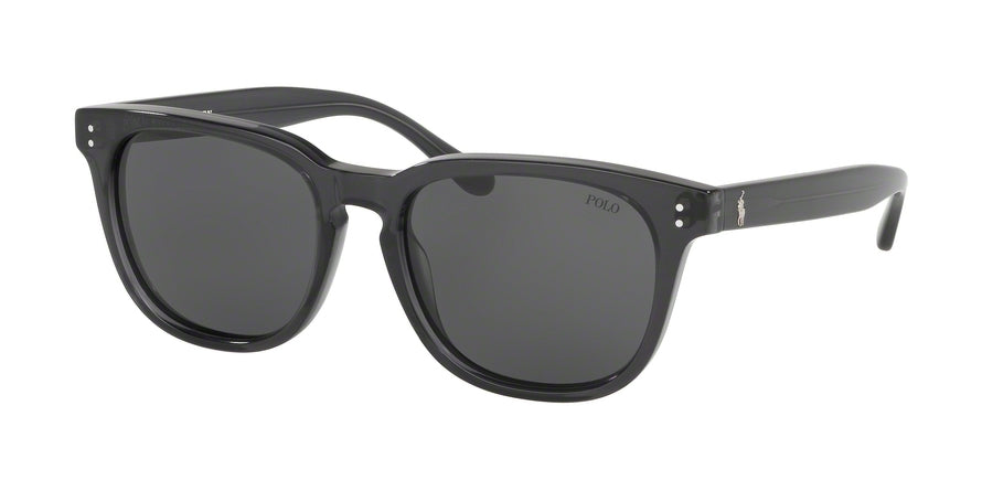 Polo PH4150 Rectangle Sunglasses  532087-TRANSPARENT GREY 54-18-145 - Color Map grey
