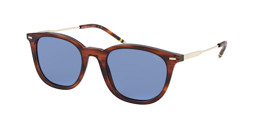 Polo PH4164 Square Sunglasses  500772-STRIPED HAVANA 51-20-145 - Color Map havana