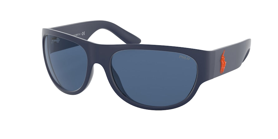 Polo PH4166 Pillow Sunglasses  561880-MATTE NAVY BLUE 62-17-130 - Color Map blue