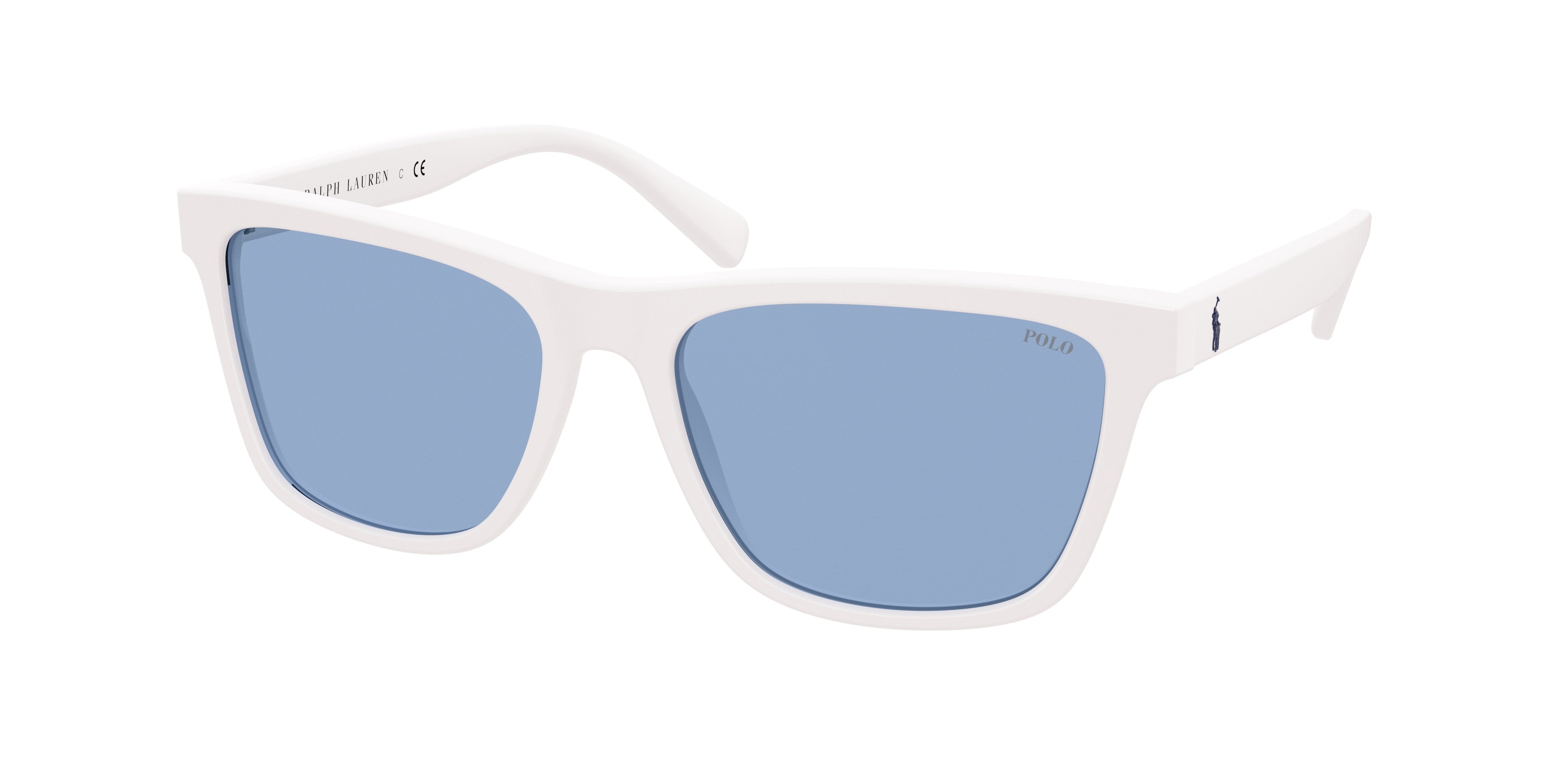 Polo PH4167 Pillow Sunglasses  547172-Matte White 56-145-17 - Color Map White