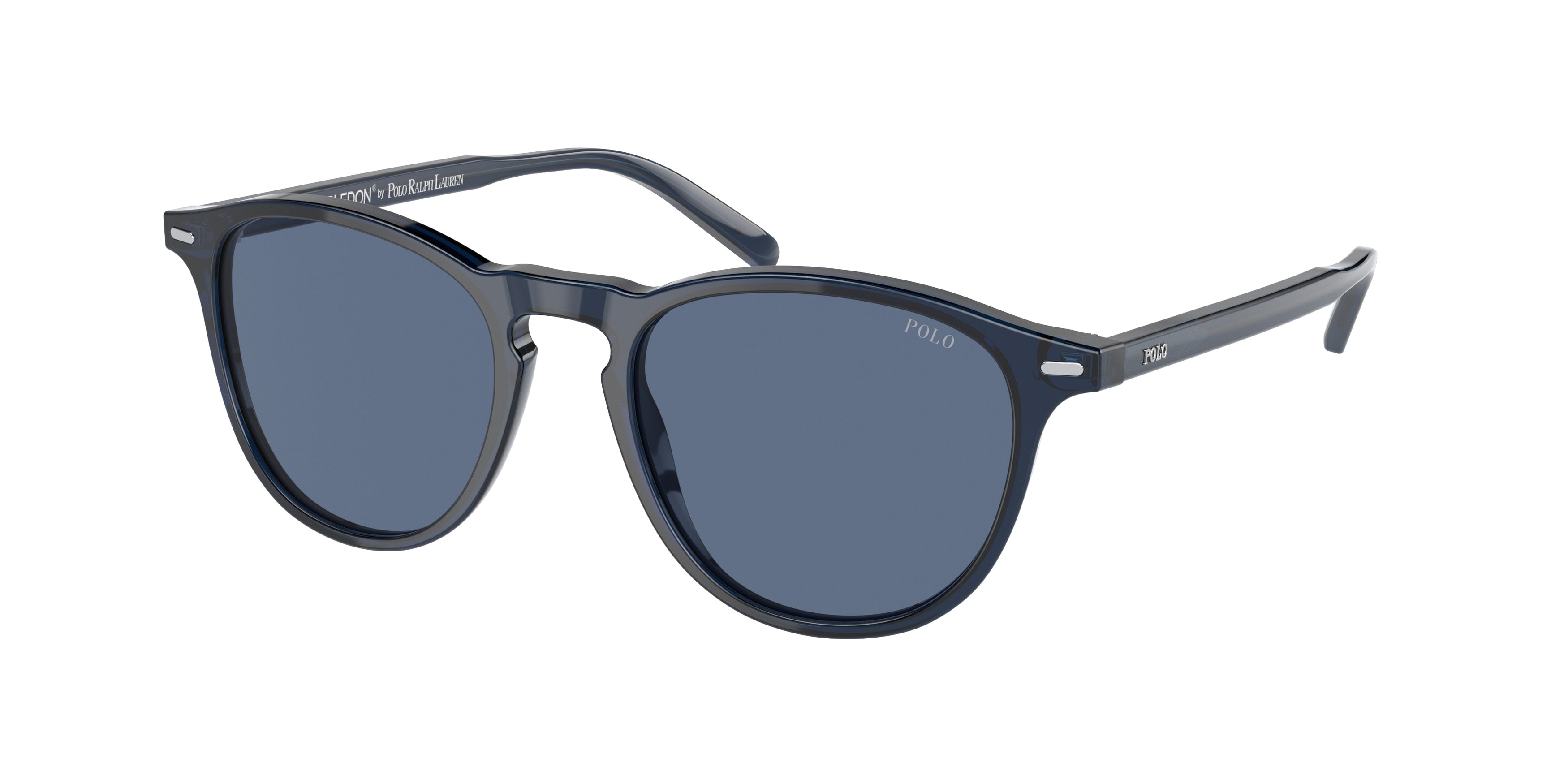 Polo PH4181 Phantos Sunglasses  547080-Shiny Transparent Navy Blue 51-145-19 - Color Map Blue