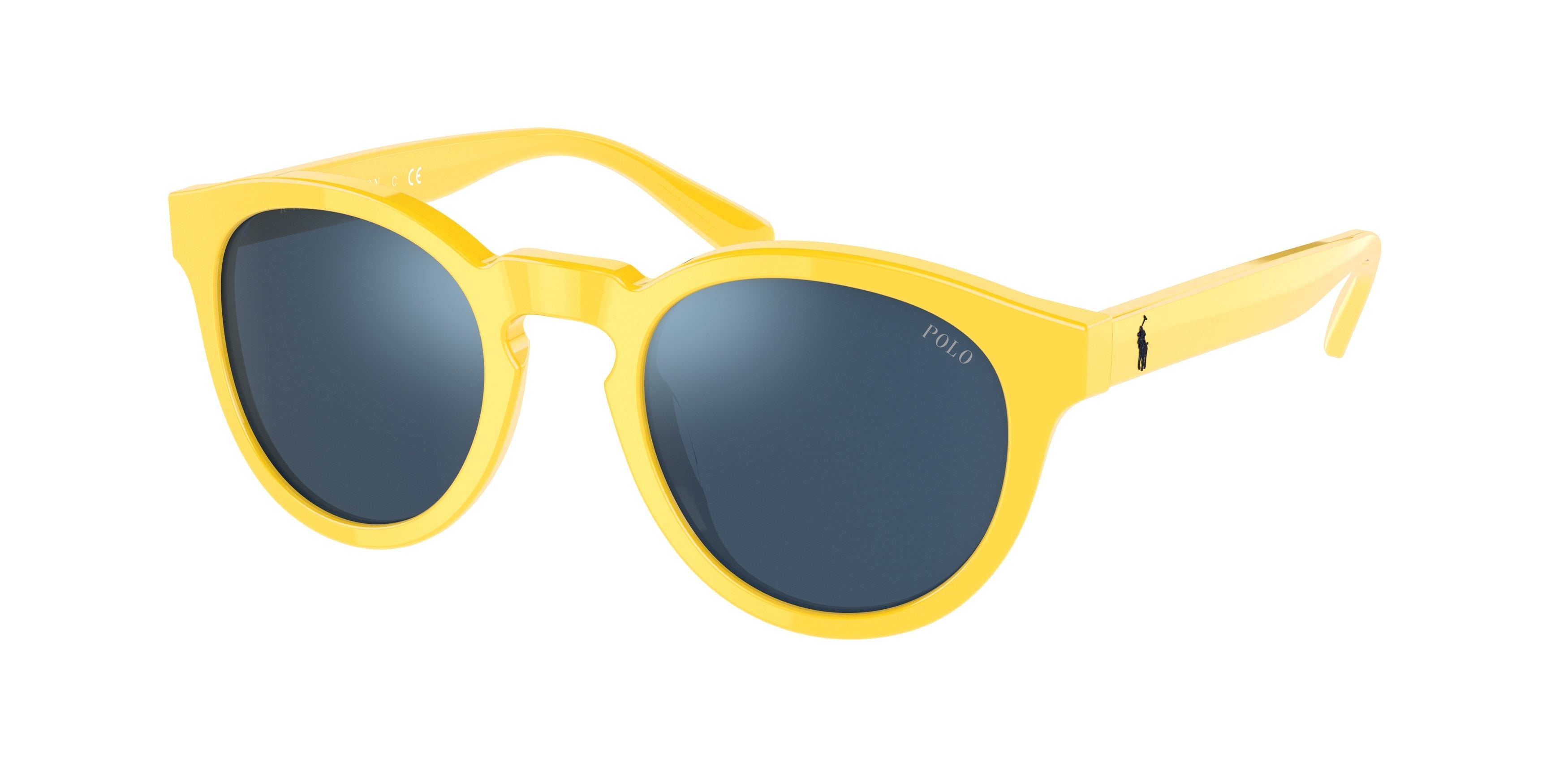 Polo PH4184 Phantos Sunglasses  542055-Shiny Yellow 49-145-22 - Color Map Yellow