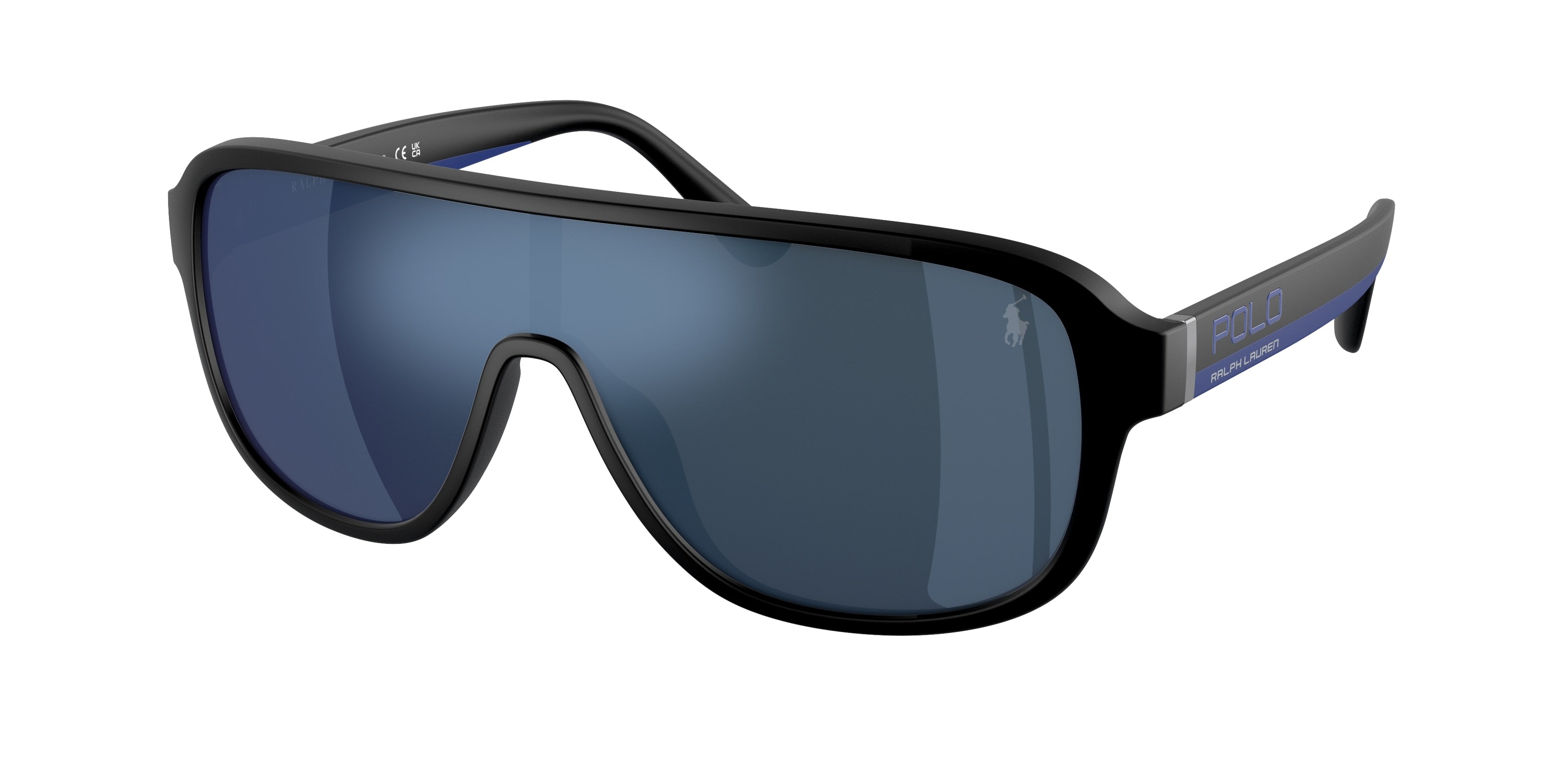 Polo PH4196U Irregular Sunglasses  590055-Matte Black 60-145-134 - Color Map Black