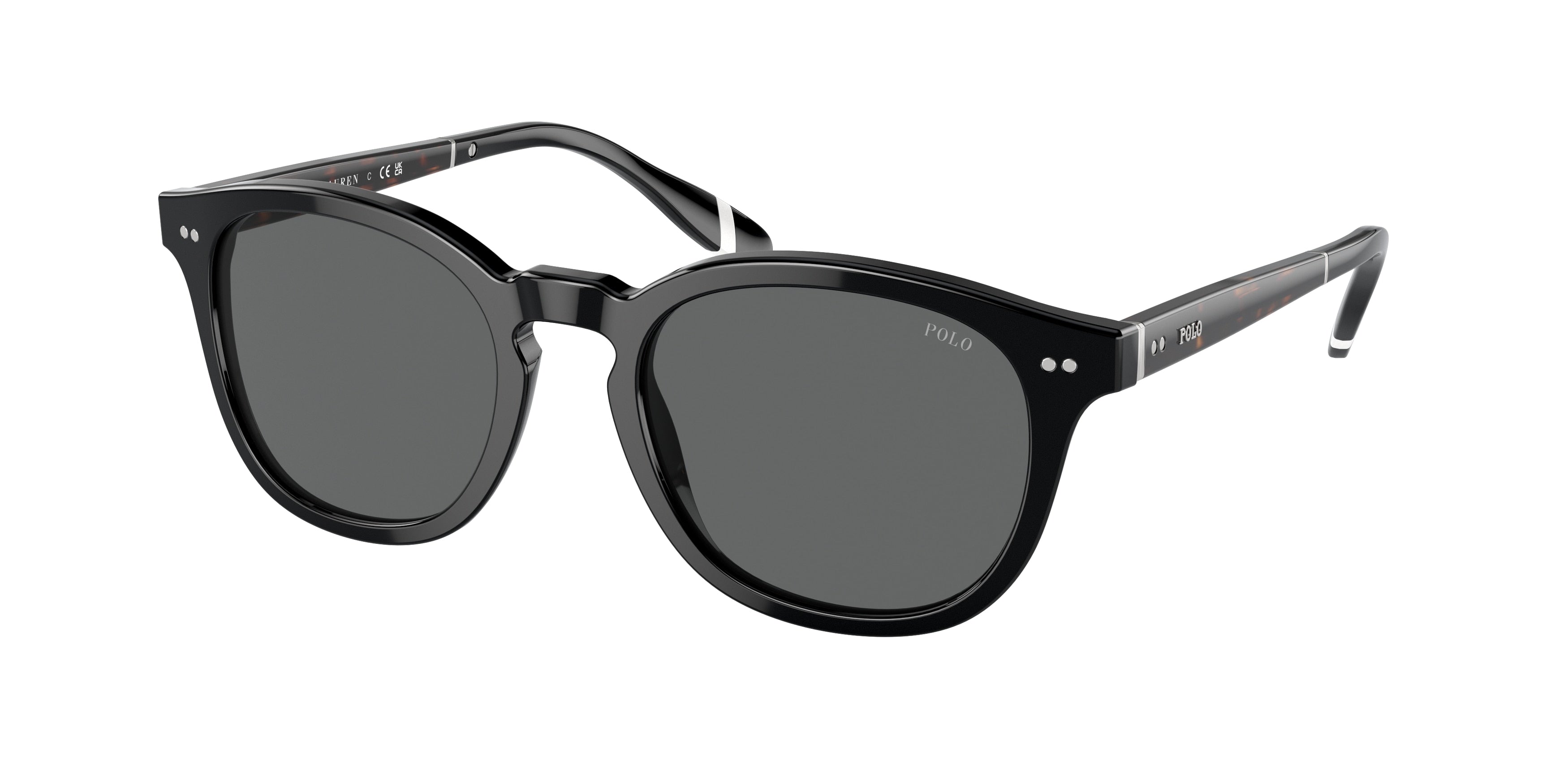 Polo PH4206 Phantos Sunglasses  500187-Shiny Black 52-145-20 - Color Map Black