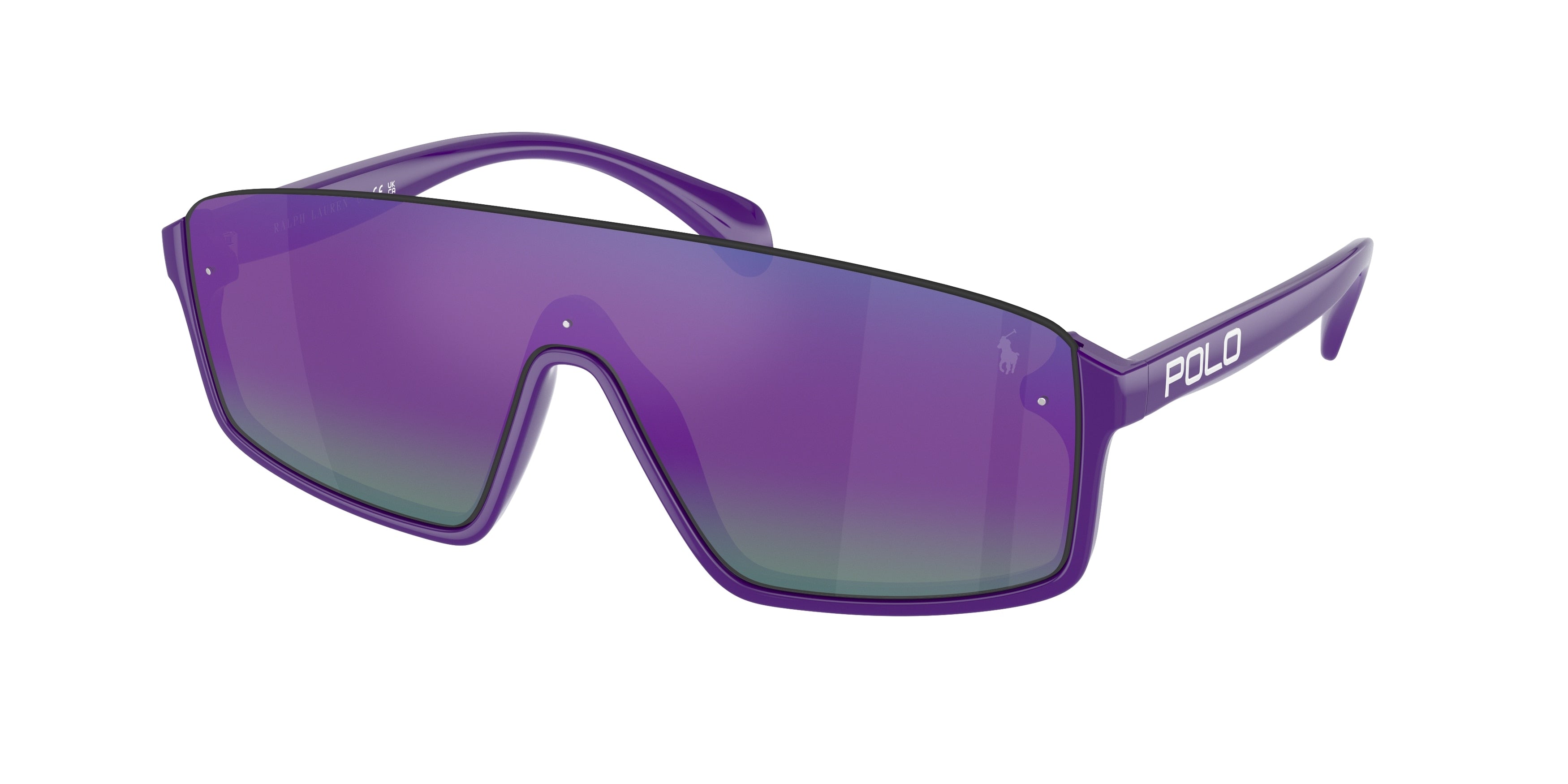 Polo PH4211U Irregular Sunglasses  6131P1-Shiny Purple 34-140-134 - Color Map Violet
