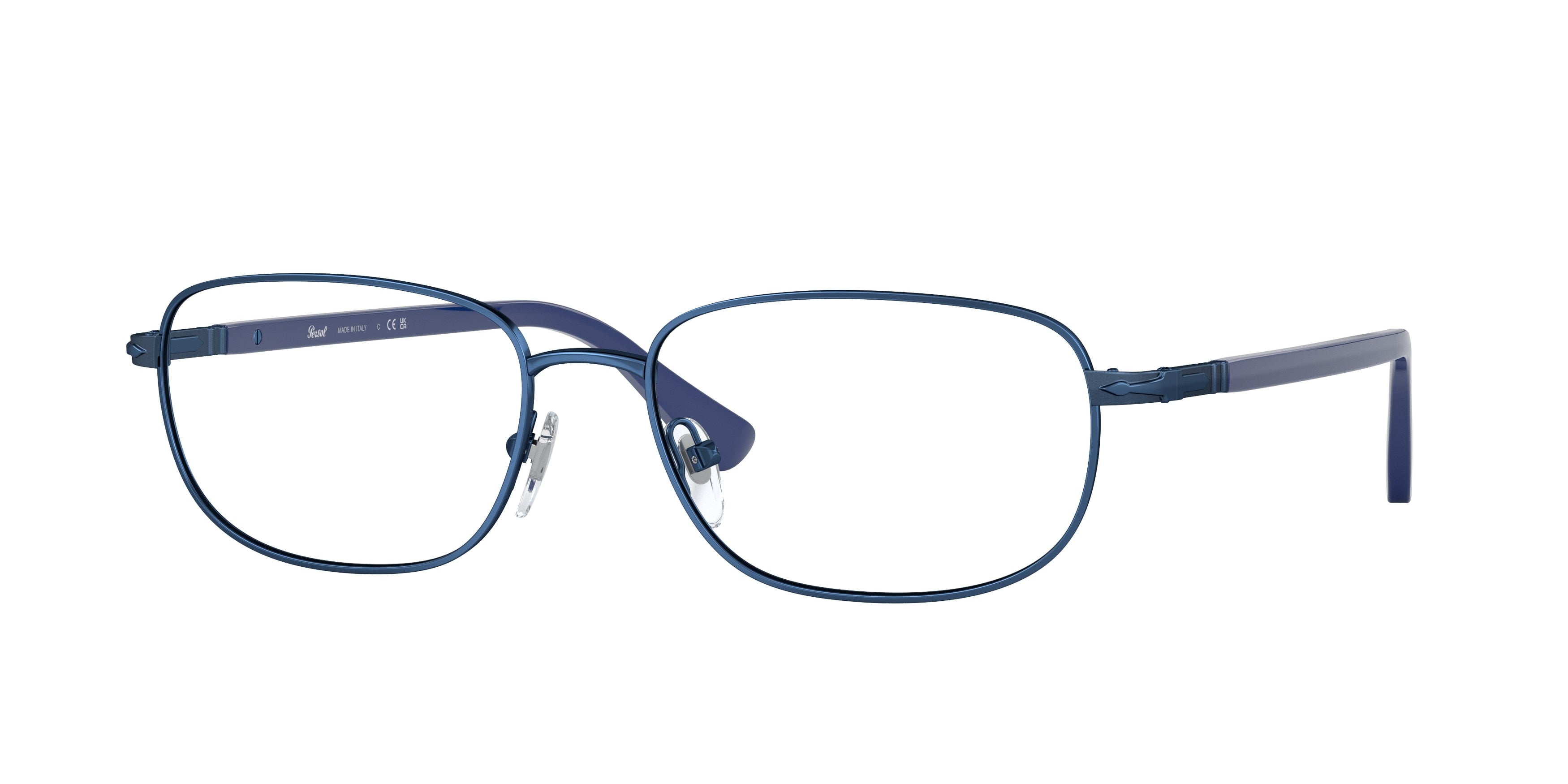 Persol PO1005V Oval Eyeglasses  1152-Blue 56-145-17 - Color Map Blue