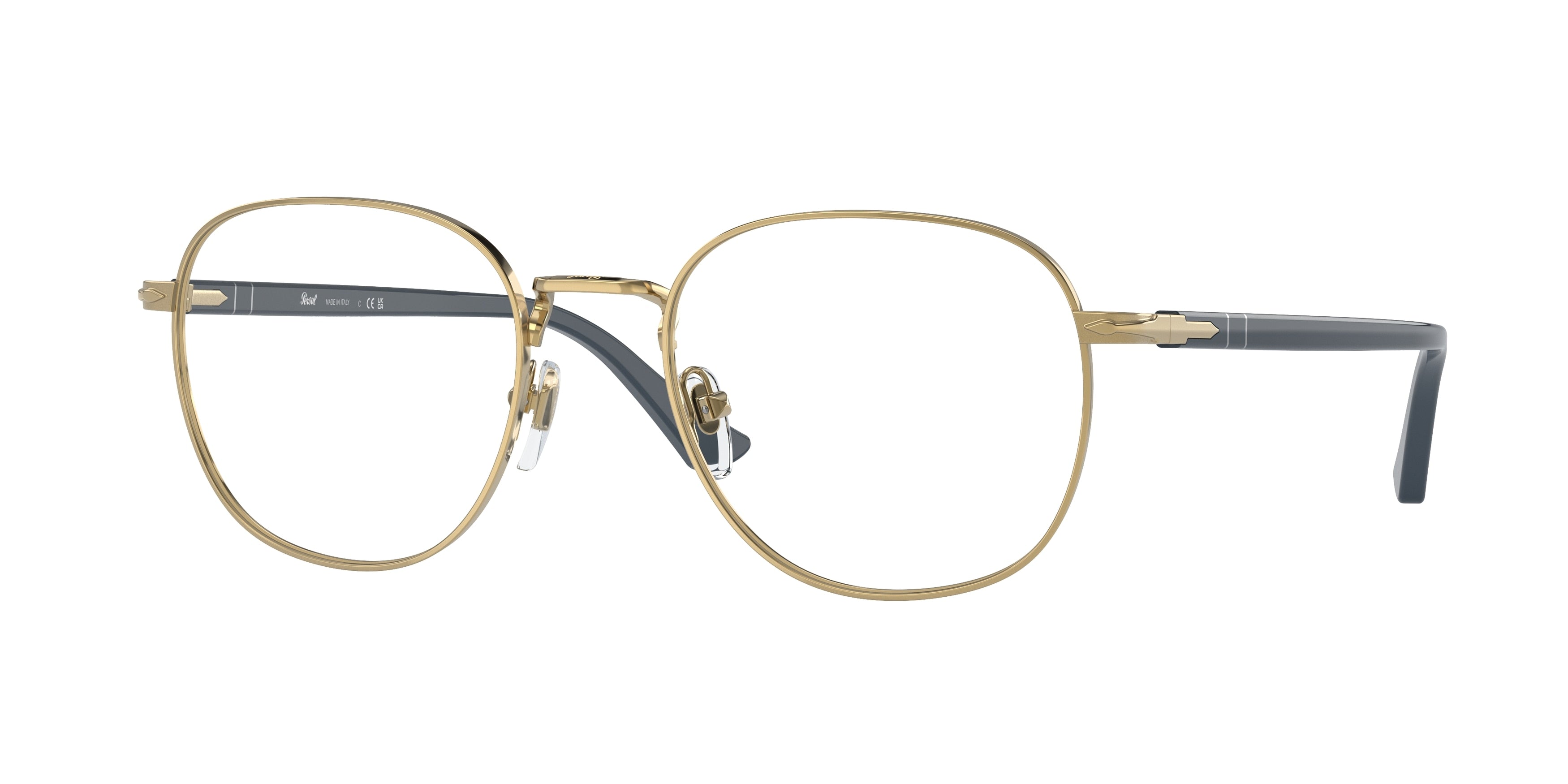 Persol PO1007V Pillow Eyeglasses  515-Gold 53-145-20 - Color Map Gold