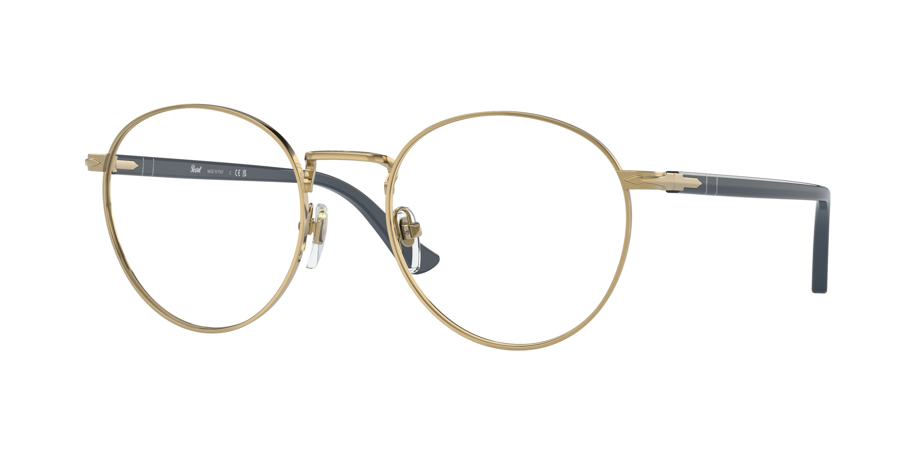 Persol PO1008V Pillow Eyeglasses  515-Gold 52-145-20 - Color Map Gold