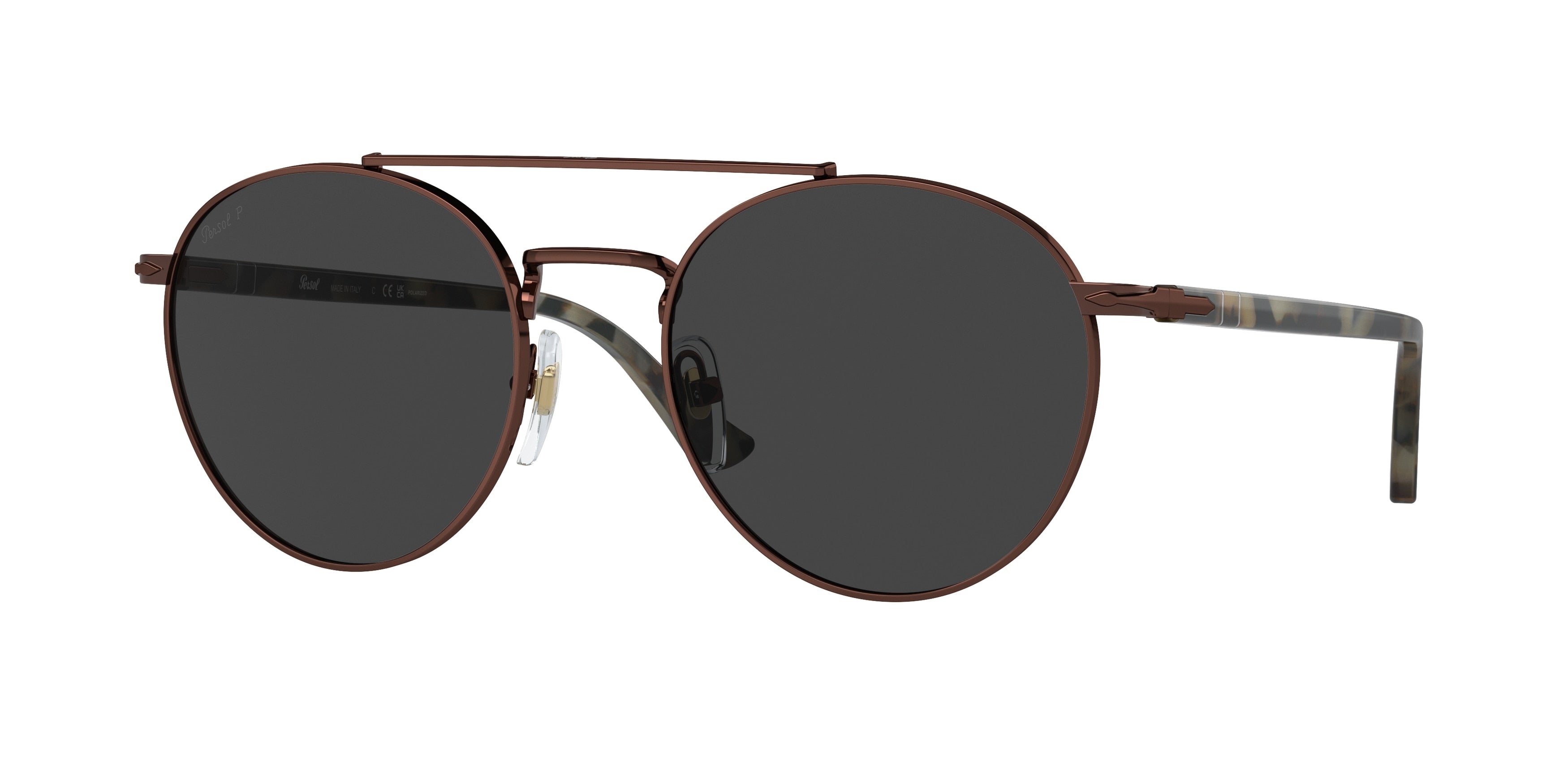Persol PO1011S Pillow Sunglasses  114848-Brown 54-145-20 - Color Map Brown