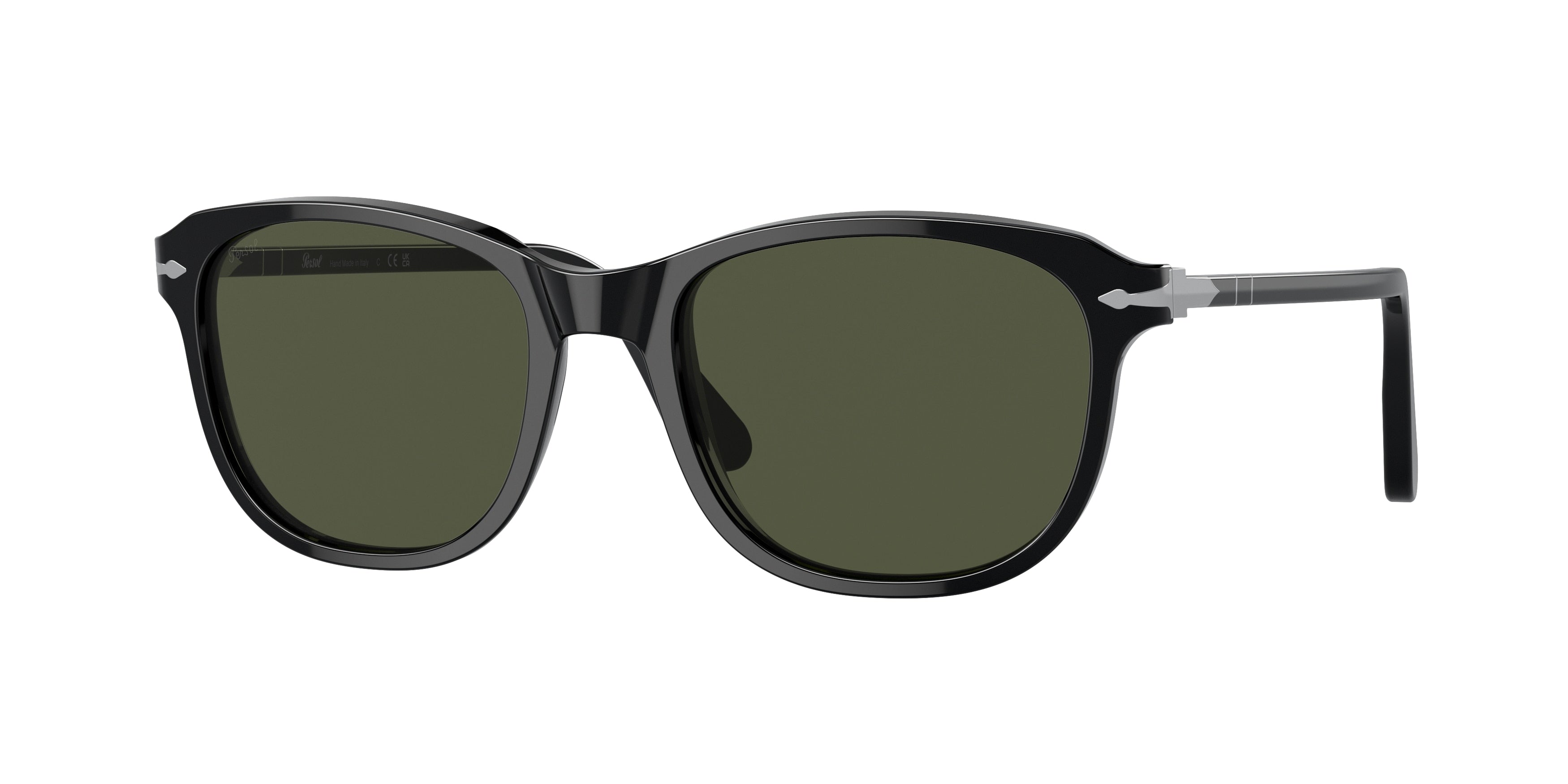 Persol PO1935S Pillow Sunglasses  95/31-Black 57-145-19 - Color Map Black
