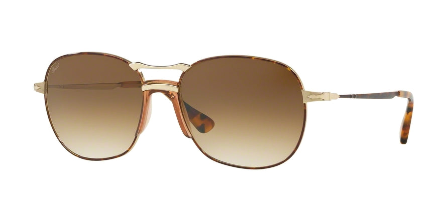 Persol PO2449S Pilot Sunglasses  107551-HAVANA GOLD 56-17-145 - Color Map havana