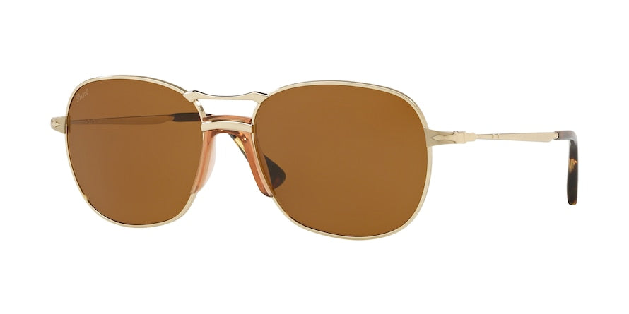 Persol PO2449S Pilot Sunglasses  107633-GOLD 56-17-145 - Color Map gold
