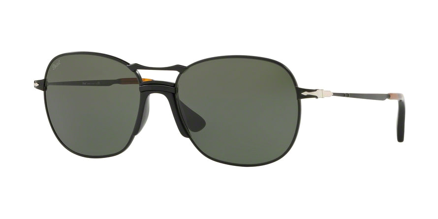 Persol PO2449S Pilot Sunglasses  107831-BLACK 56-17-145 - Color Map black