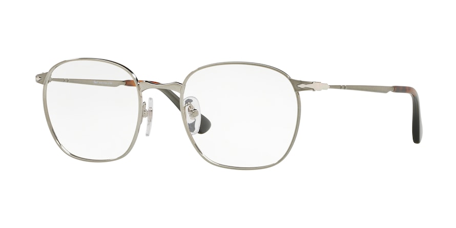 Persol PO2450V Square Eyeglasses  1077-GUNMETAL 52-20-145 - Color Map gunmetal
