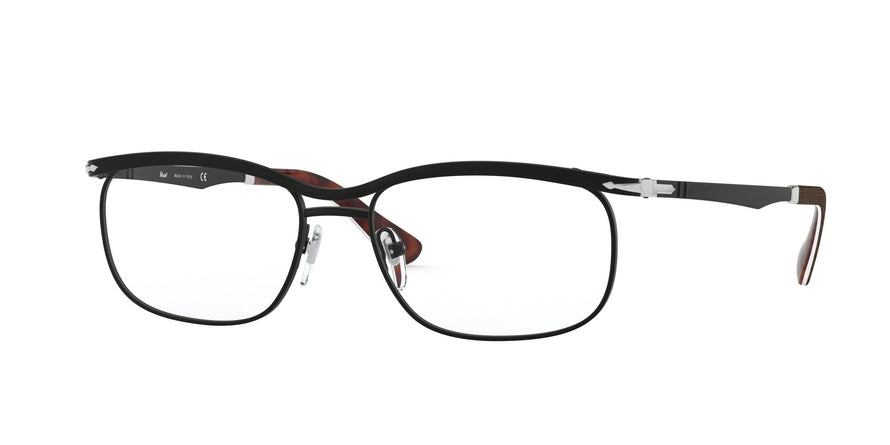 Persol PO2464V Pillow Eyeglasses  1078-BLACK 54-17-145 - Color Map black