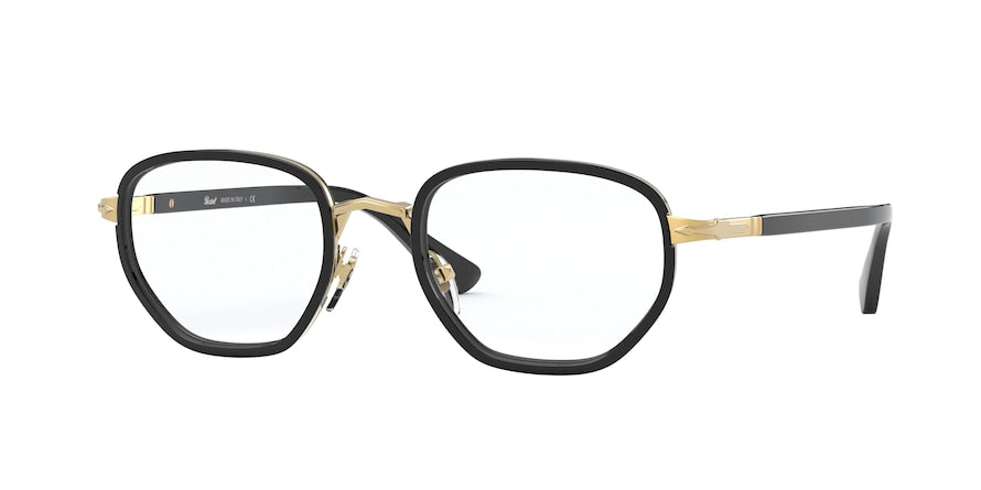 Persol PO2471V Phantos Eyeglasses  1097-GOLD & BLACK 50-21-145 - Color Map gold