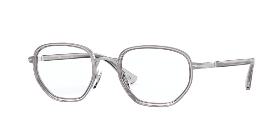 Persol PO2471V Phantos Eyeglasses  1101-SILVER & SMOKE 50-21-145 - Color Map silver