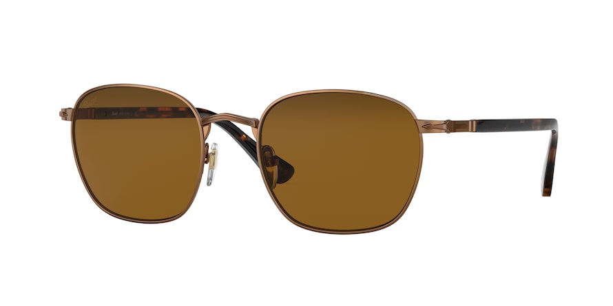 Persol PO2476S Square Sunglasses  108133-BROWN 52-20-145 - Color Map brown