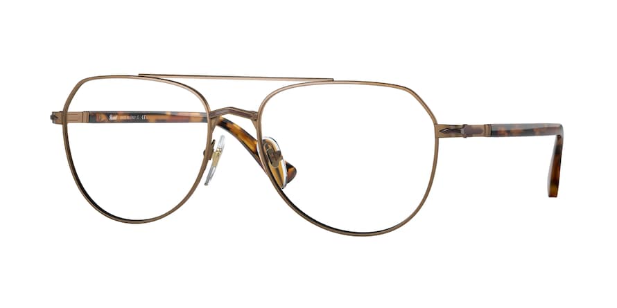 Persol PO2479V Pilot Eyeglasses  1104-BROWN 57-17-145 - Color Map brown
