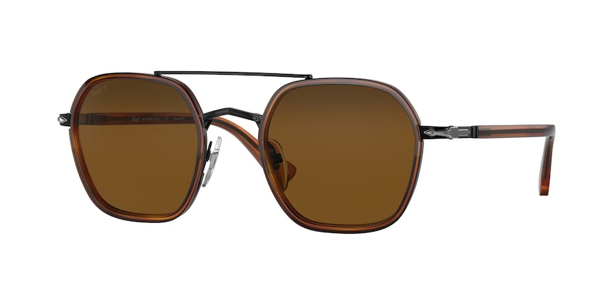 Persol PO2480S Irregular Sunglasses  109157-LIGHT HAVANA 50-22-145 - Color Map havana
