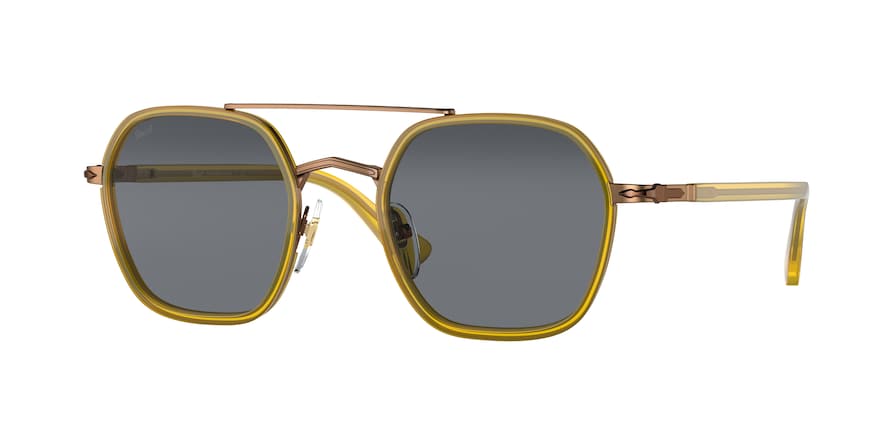 Persol PO2480S Irregular Sunglasses  110756-YELLOW 50-22-145 - Color Map yellow