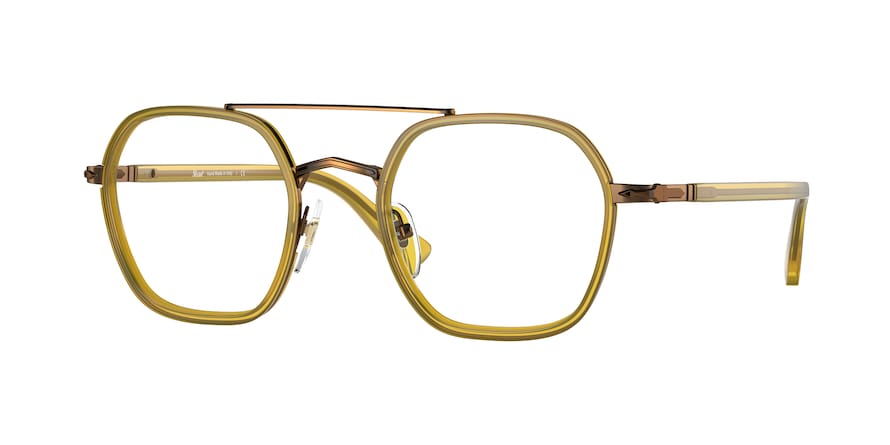 Persol PO2480V Irregular Eyeglasses  1107-HONEY 50-22-145 - Color Map honey