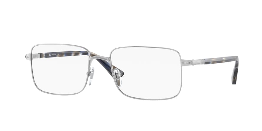 Persol PO2482V Rectangle Eyeglasses  518-SILVER 54-18-140 - Color Map silver