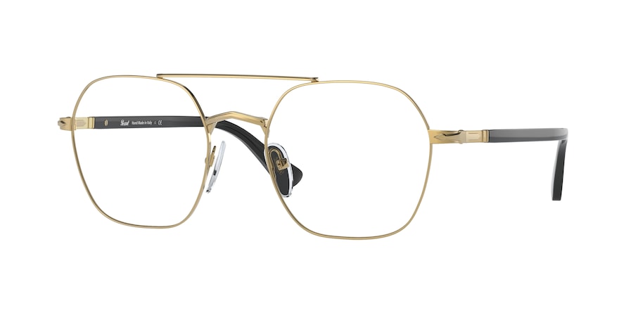 Persol PO2483V Irregular Eyeglasses  1097-GOLD 52-20-145 - Color Map gold