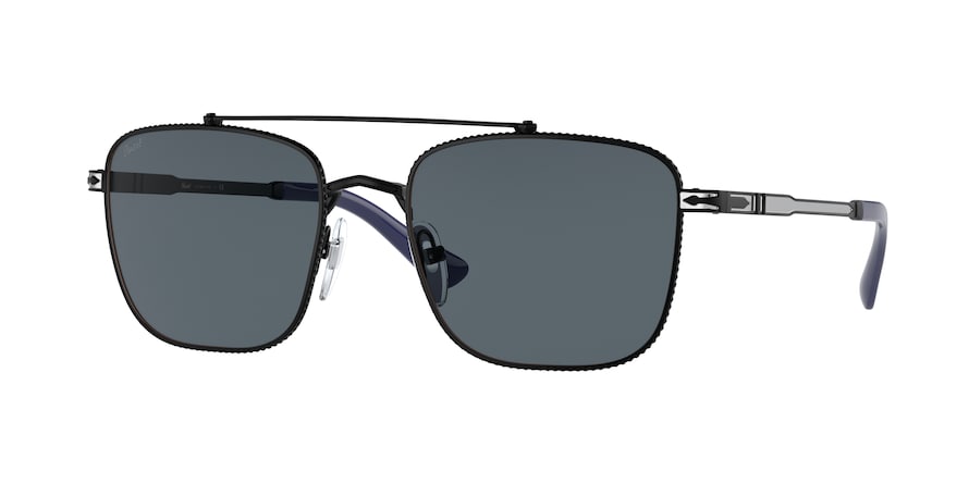 Persol PO2487S Square Sunglasses  1111R5-BLACK/SILVER 55-19-145 - Color Map multi