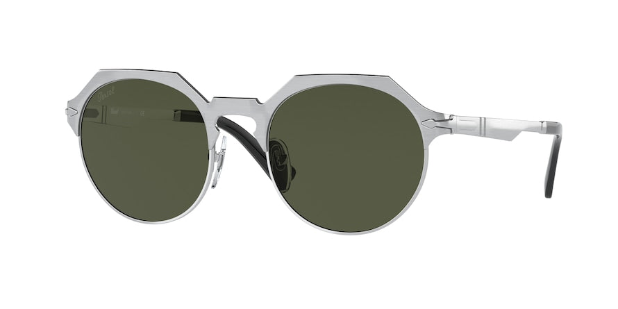 Persol PO2488S Phantos Sunglasses  111431-BRUSHED SILVER 51-19-140 - Color Map silver