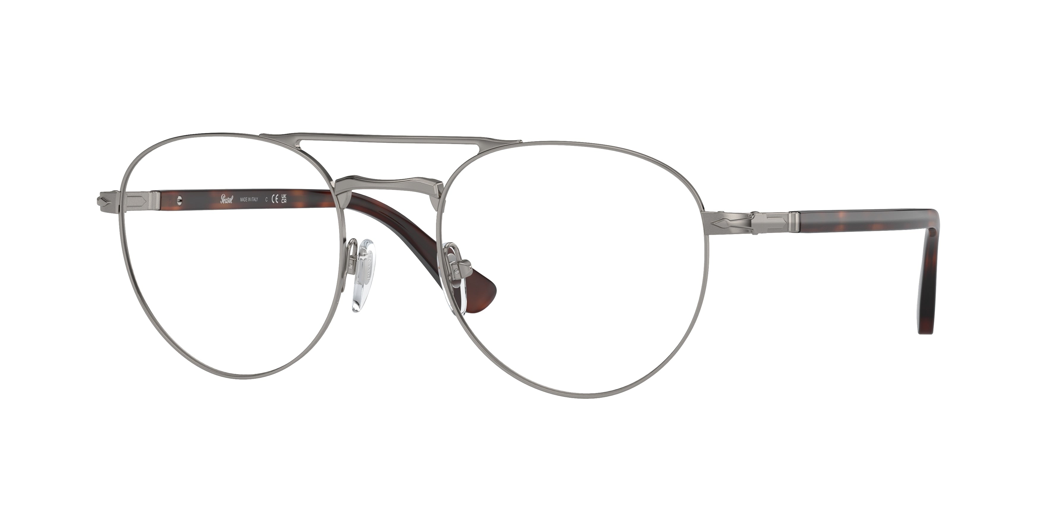 Persol PO2495V Phantos Eyeglasses  513-Gunmetal 51-145-20 - Color Map Grey