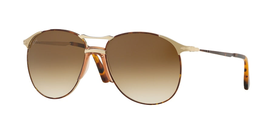 Persol PO2649S Pilot Sunglasses  107551-HAVANA GOLD 55-16-145 - Color Map havana