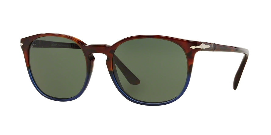 Persol PO3007S Square Sunglasses  102231-TERRA E OCEANO 53-18-145 - Color Map multi