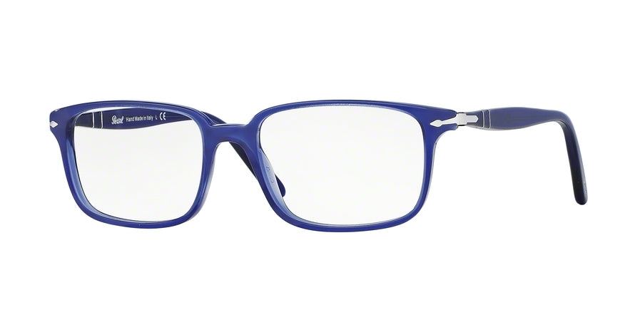 Persol PO3013V Square Eyeglasses  1015-COBALTO 53-17-140 - Color Map blue