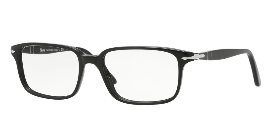 Persol PO3013V Square Eyeglasses  95-BLACK 53-17-140 - Color Map black
