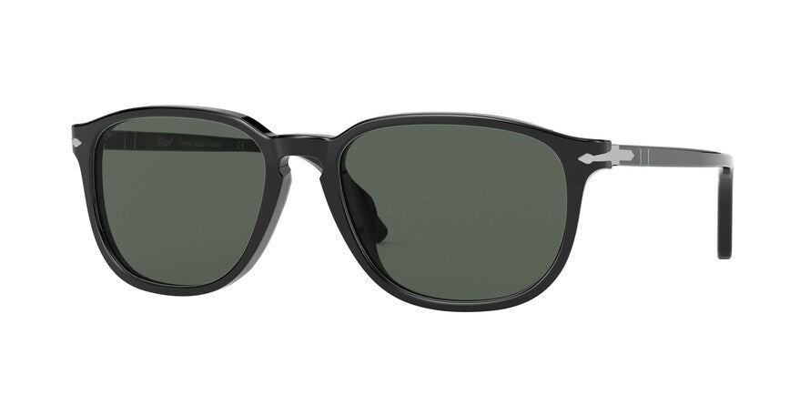 Persol PO3019SA Pillow Sunglasses  95/58-BLACK 55-18-145 - Color Map black