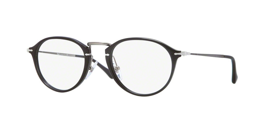 Persol PO3046V Phantos Eyeglasses  95-BLACK 49-21-140 - Color Map black