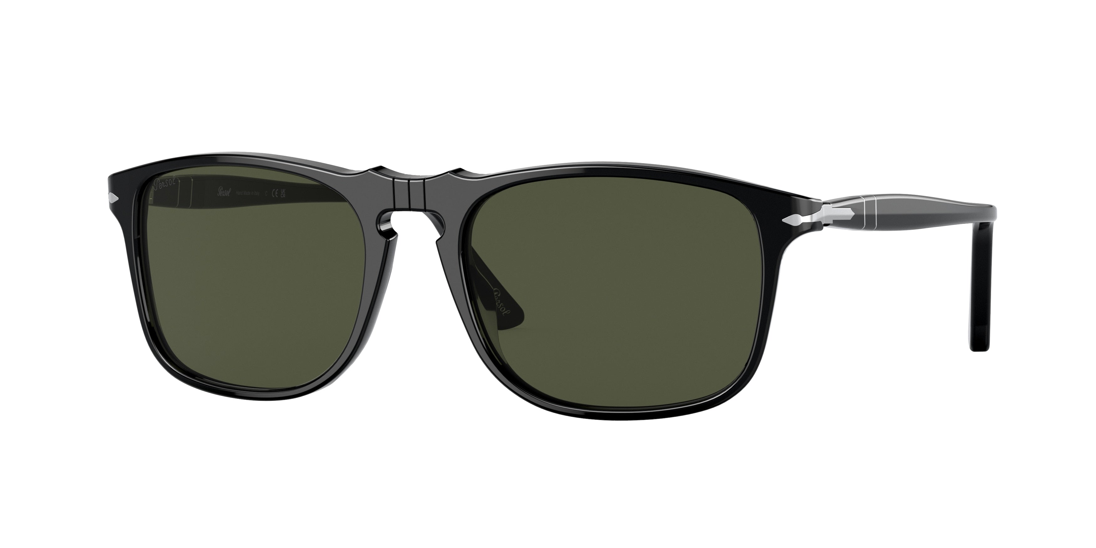 Persol PO3059S Square Sunglasses  95/31-Black 54-145-18 - Color Map Black