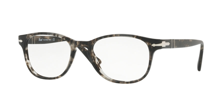 Persol PO3085V Square Eyeglasses  1063-SPOTTED GREY BLACK 53-19-145 - Color Map havana