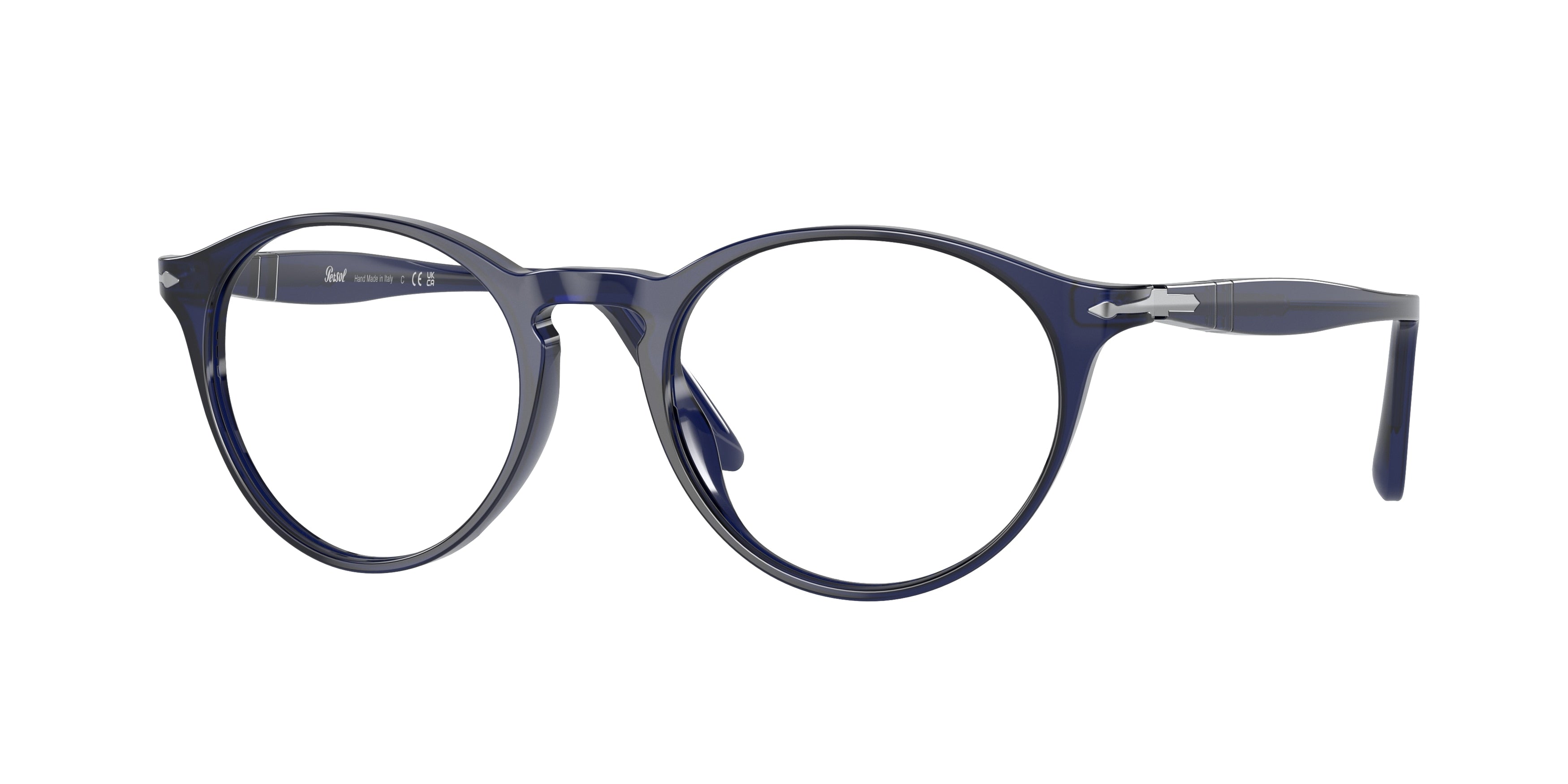 Persol PO3092V Phantos Eyeglasses  9038-Blue 50-145-19 - Color Map Blue