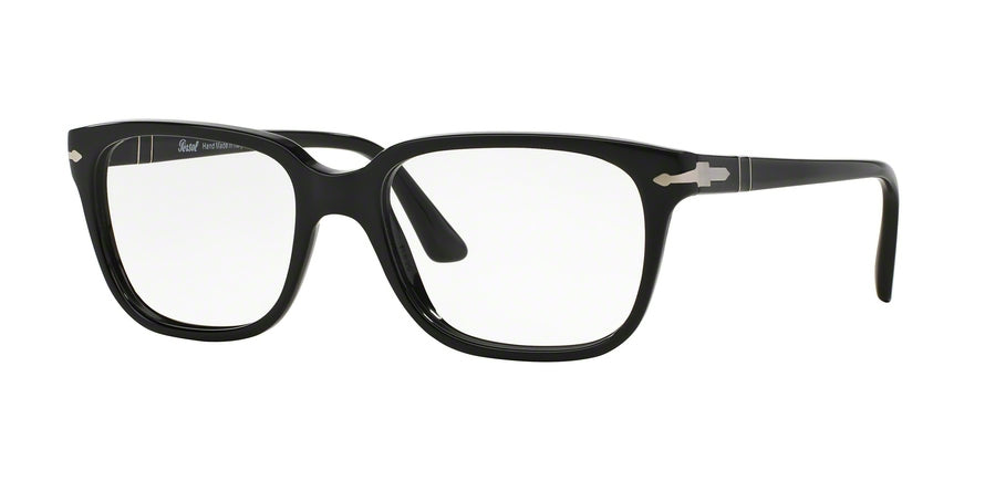 Persol PO3094V Square Eyeglasses  9014-BLACK 55-18-145 - Color Map black