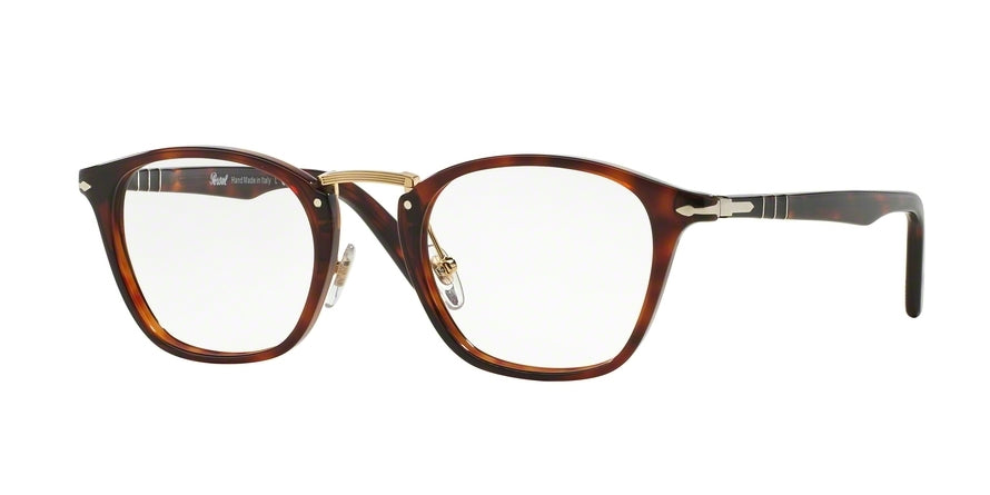 Persol PO3109V Rectangle Eyeglasses  24-HAVANA 49-22-145 - Color Map havana