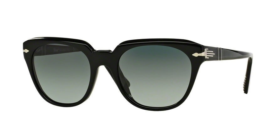 Persol PO3111S Square Sunglasses  95/71-BLACK 50-18-145 - Color Map black